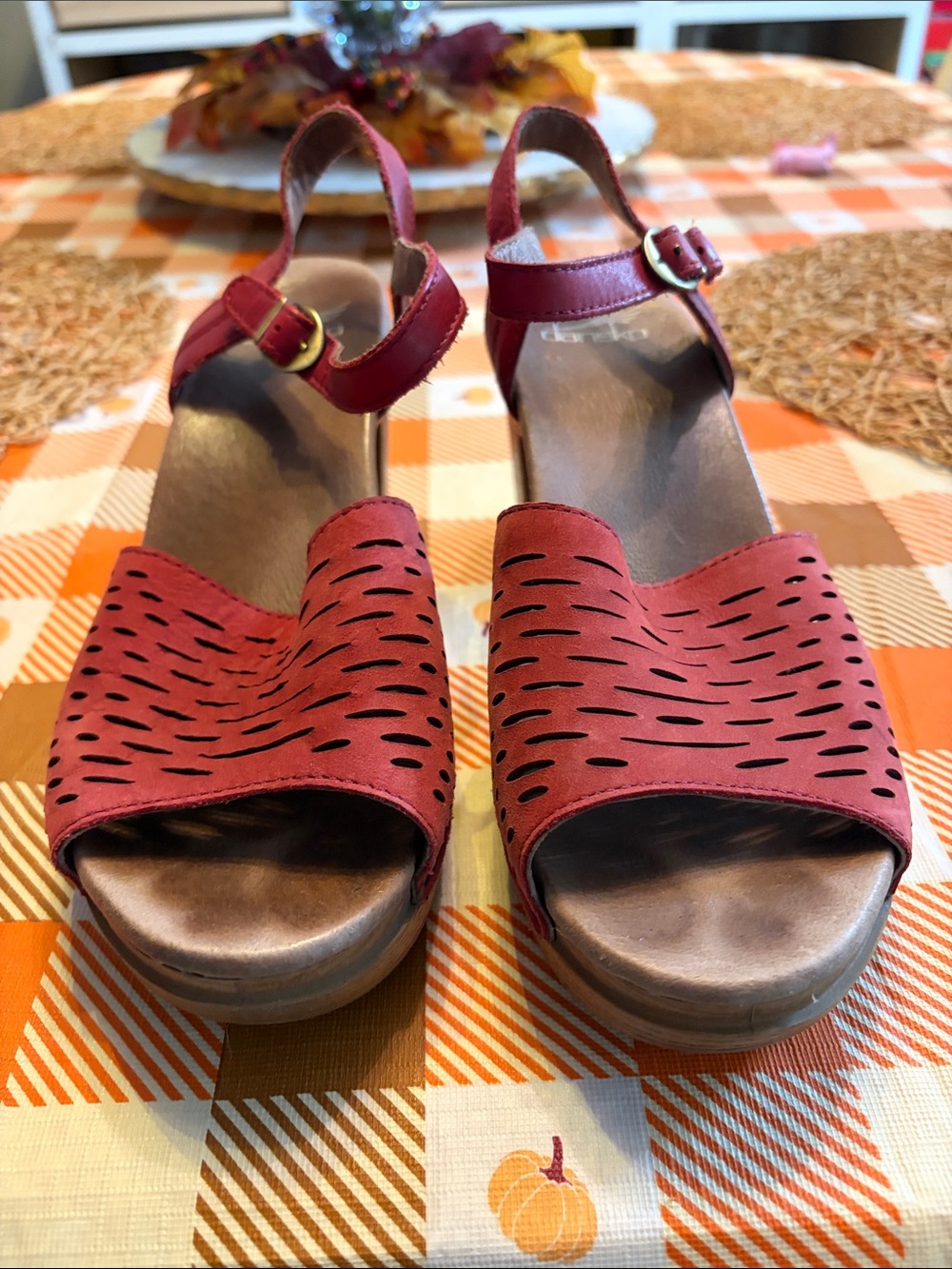 Dansko “Denita” platform Sandals